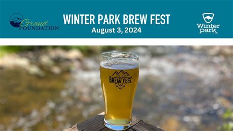 Winter Park Brew Fest, Rendezvous Event Center, Winter Park, 3 August ...
