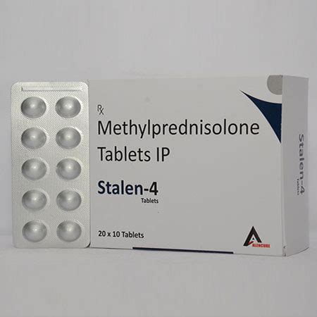 Stalen 4 - Methylprednisolone Tablets IP - Alencure Biotech Pvt Ltd