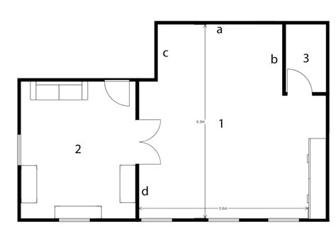 Image result for Studio Layout Long Rectangle