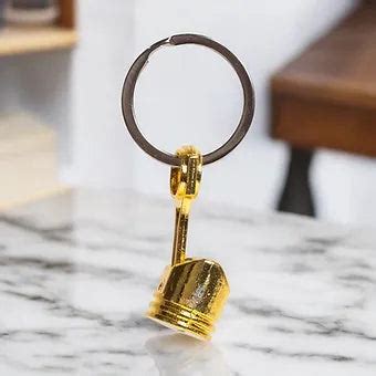 Golden Piston Keychain – Modheads.in