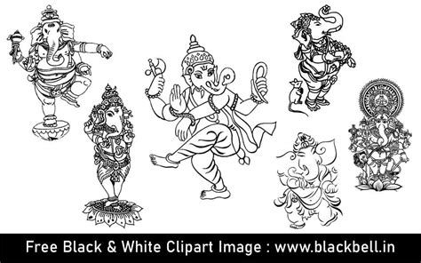 VINAYAGAR STANDING CLIPART IMAGE