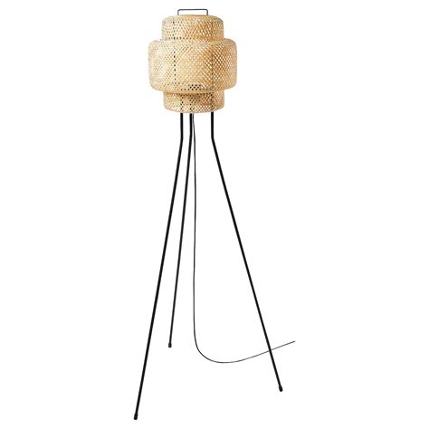 SINNERLIG floor lamp, bamboo/handmade - IKEA