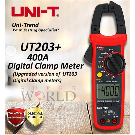 UNI T Digital Clamp Multimeter UT203+ | Electronics Hub