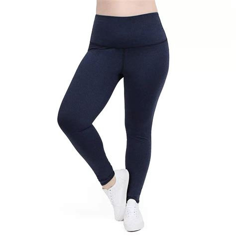 High Waist Yoga Pant Legging (Navy, 5X Plus Size)