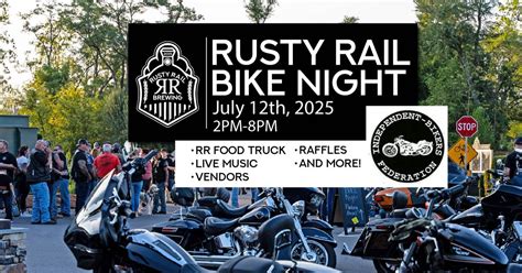 Rusty Rail Bike Night - In Memory of Missy Irwin, 5 North 8th Street ...