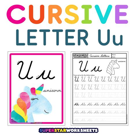 U In Cursive