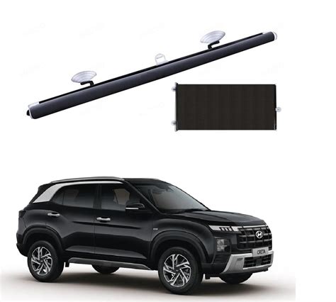 Car Front/Rear Glass Windshield Folding Roller Sunshade Self ...