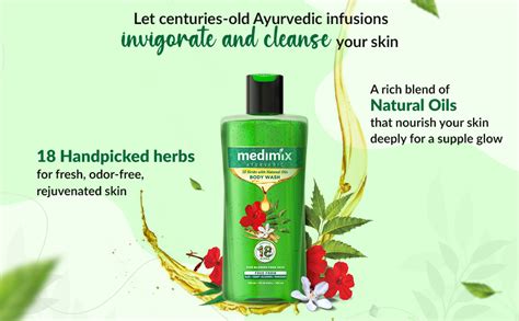 Medimix Ayurvedic Bodywash 18 Herbs & Natural Oils For Healthy ...