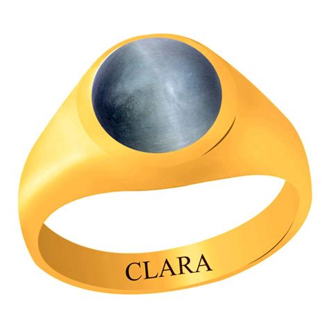 Clara Certified Cat's eye Lehsuniya 6.5 carat or 7.25ratti Panchdhatu ...