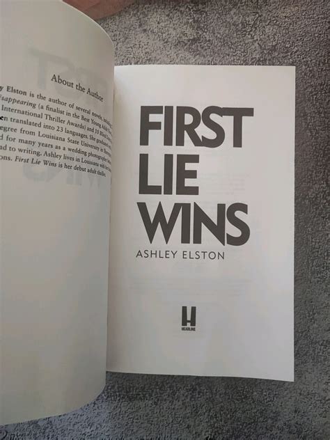First Lie Wins by Ashley Elston - Roelia Reads