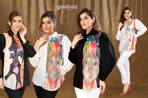 Fusion Gaabaa Women Shirts – Kavya Style Plus