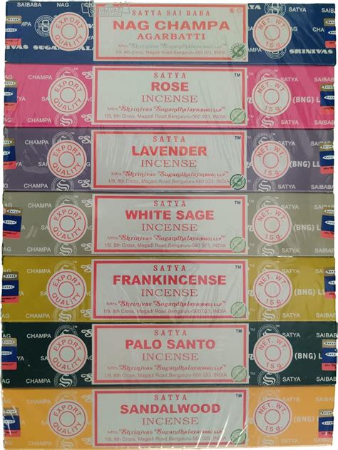 Sai Baba Incense Gift Set Nag Champa, White Sage, India | Ubuy