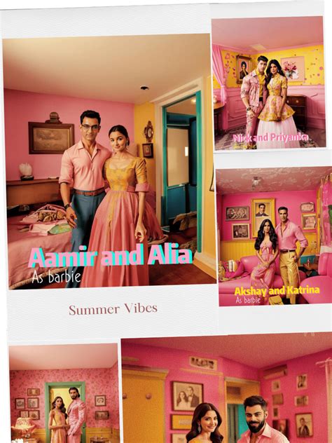 AI imagines Bollywood celebs in the Barbie World | Times of India