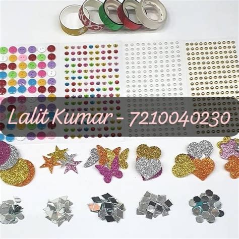 SHUBHI STATIONERY CRAFT STONE & STICKERS