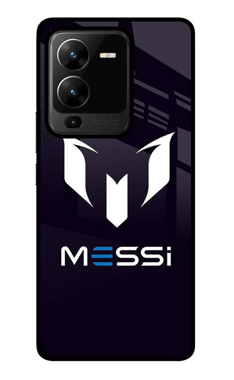 Buy Now Messi Logo Glass Case for Vivo V25 Pro 5G Online | Casekaro