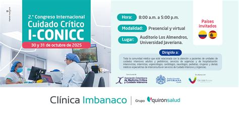 2.° Congreso Internacional Cuidado Crítico I-CONICC | Clínica Imbanaco