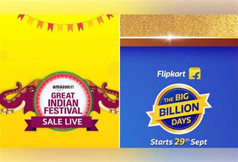 Amazon's Great Indian Festival , Flipkart's The Big Billion Days: Best ...