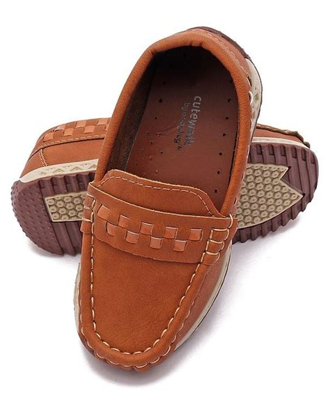 Cute Walk by Babyhug Formal Wear Loafers - Brown