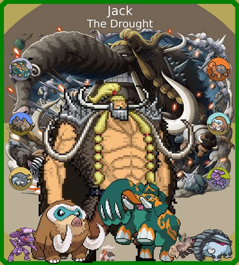 Jack the Drought, Pokemon x One Piece Team by LuxrayHeart on DeviantArt