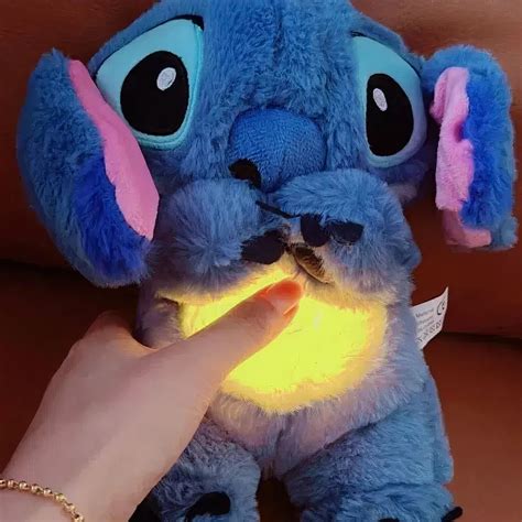 Breathing Plush Stitch with soothing lullaby • Magic Plush