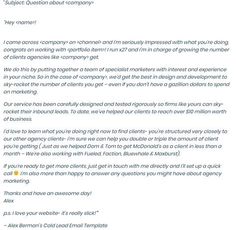 Cold Email Script 2022 的图像结果