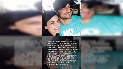 Sushant Singh Rajput's sister pens down an emotional note by taking ...