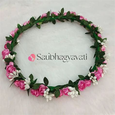 Artificial Flower Tiaras and Headbands – Saubhagyavati.in