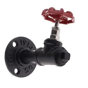 SHOVIAR Industrial Iron Pipe Wall Mounted Coat Robe Hook Heavy Duty ...