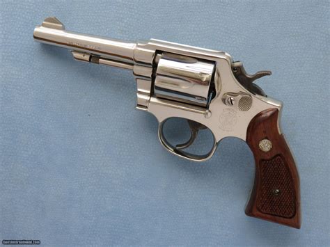Smith & Wesson Model 10, Cal. .38 Special, Nickel Finished SOLD