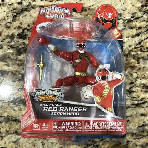 Power Rangers Wild Force Red Ranger Action Hero India | Ubuy