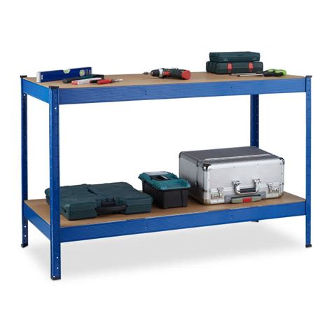 Blue Workbench with 2 Levels BUY HERE NOW
