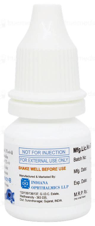 Brinzy B Eye Drops 5ml - Uses, Side Effects, Dosage, Price | Truemeds