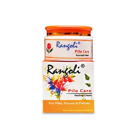 Rangoli Ayurved Pilo Care Healing Cream |For Piles, Fissure, and ...