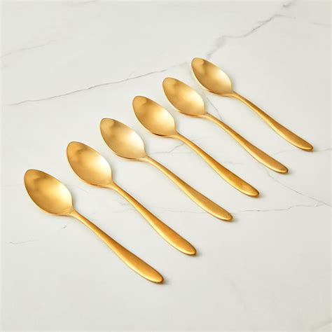 Buy Glister Arely Set of 6 Stainless Steel Dinner Spoons from Home ...
