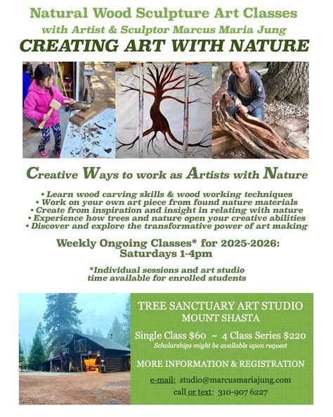 Siskiyou - Natural wood sculpture art classes with artist & sculptor ...