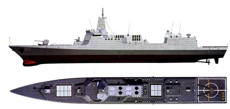 第8艘055型大驱“咸阳舰”正式入役，新批次055型大驱大幅升级！ - 知乎