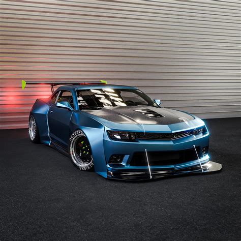 Wider, Lower Chevy Camaro “Z28” Packs an Angular Body Kit and Massive CGI Aero - autoevolution