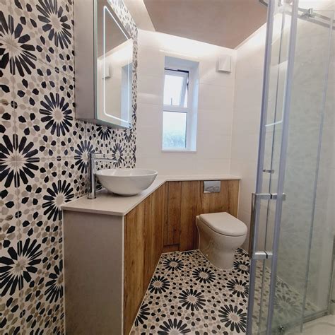 Botanical Burst Bathroom - Bailey's Better Homes