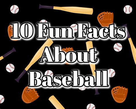 CJO Photo: 10 Fun Facts About Baseball