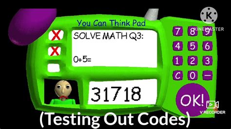 Image result for Baldi Basic Codes
