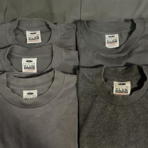 Pro club 5 grey pack -has one xl long sleeve... - Depop