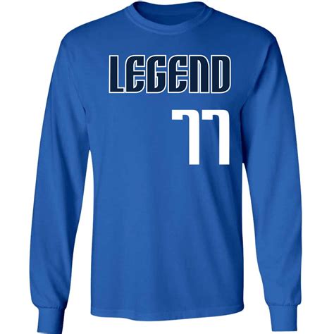 Luka Doncic Legend 77 Long Sleeve Shirt