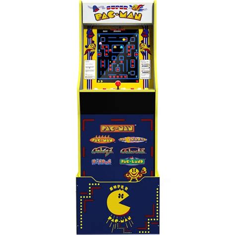 Arcade 1UP Super Pacman 7 in 1 Arcade with Riser India | Ubuy