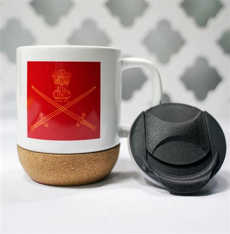 Indian Army Cork Bottom Coffee Mug