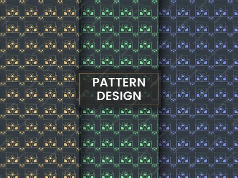 Premium Vector | Luxury seamless pattern design