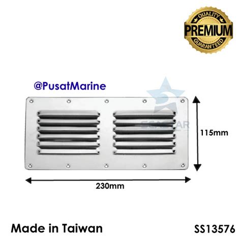 Ventilasi udara S.S Louver Ventilators 13576 - Pusat Marine