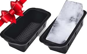 Buy Large Ice Block Molds (2) 4.7lbs for Cold Plunge, Reusable Silicone ...