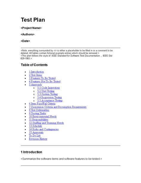Image result for Testing Process Template