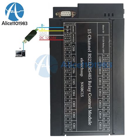 RS485 RS232 Modbus RTU Relay PLC DO PC UART Serial | Ubuy India