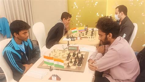 4th Athens of the East R1-8: Srihari L R and Nitin in a four-way lead ...